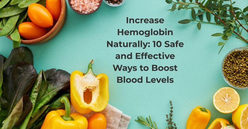 Increase hemoglobin naturally using iron-rich foods and healthy daily habits